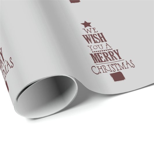Weihnachtsbaumkunst Geschenkpapier (Rolleneckpunkt)