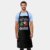 Weihnachtsbaumkunst Schürze (Getragen)