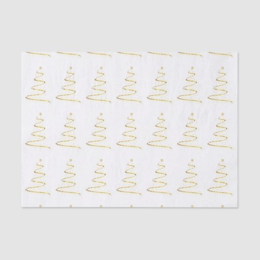 Weihnachtsbaumkunstzettel Seidenpapier (Vorderseite)