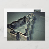 Weihnachtsbaumkutter Feiertagspostkarte (Vorne/Hinten)