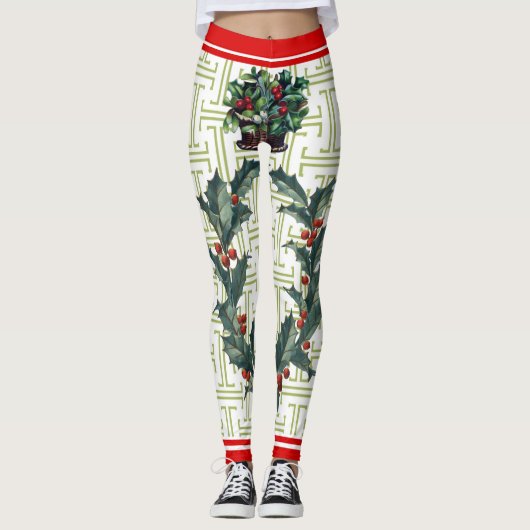 WeihnachtsbaumLeggings Leggings (Vorderseite)