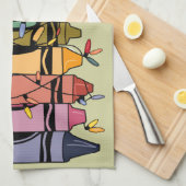 Weihnachtsbaumlehrer Lebensgeschenke Geschirrtuch (Viertel Falte)