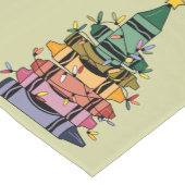 Weihnachtsbaumlehrer Lebensgeschenke Kurzer Tischläufer (Ecke)