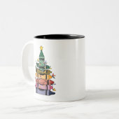 Weihnachtsbaumlehrer Lebensgeschenke Zweifarbige Tasse (Vorderseite Links)
