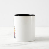 Weihnachtsbaumlehrer Lebensgeschenke Zweifarbige Tasse (Mittel)