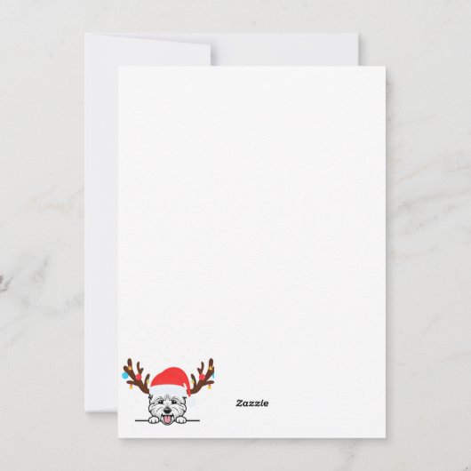 Weihnachtsbaumleuchten auf schwarz feiertagskarte (Rückseite)