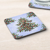 Weihnachtsbaumleuchten | Christmas Cork Untersetze Getränkeuntersetzer (Linke Seite)