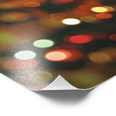 Weihnachtsbaumleuchten Fotodruck (Ecke)