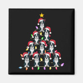 Weihnachtsbaumleuchten Männer Santa Boston Terri Magnet (Vorne)