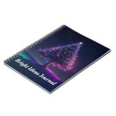 Weihnachtsbaumleuchten Notizblock (Linke Seite)