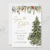 Weihnachtsbaumleuchten Save the Date Einladung (Vorderseite)