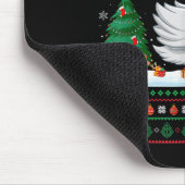 Weihnachtsbaumleuchten Schwäne Weihnachtsfeiertage Mousepad (Ecke)