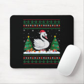 Weihnachtsbaumleuchten Schwäne Weihnachtsfeiertage Mousepad (Mit Mouse)