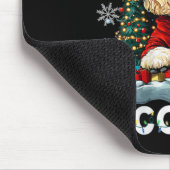 Weihnachtsbaumleuchten von Frauen in Poodle Mousepad (Ecke)