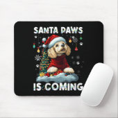 Weihnachtsbaumleuchten von Frauen in Poodle Mousepad (Mit Mouse)