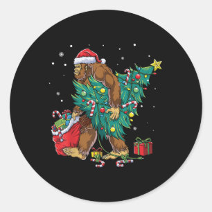 Weihnachtsbaumleuchten Weihnachten Weihnachten Wei Runder Aufkleber