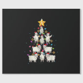 Weihnachtsbaumleuchten Weihnachtsgeschenk Geschenkpapier (Flach)