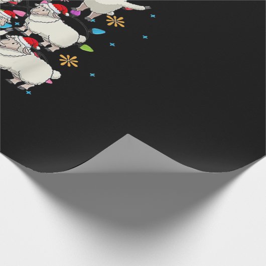 Weihnachtsbaumleuchten Weihnachtsgeschenk Geschenkpapier (Ecke)