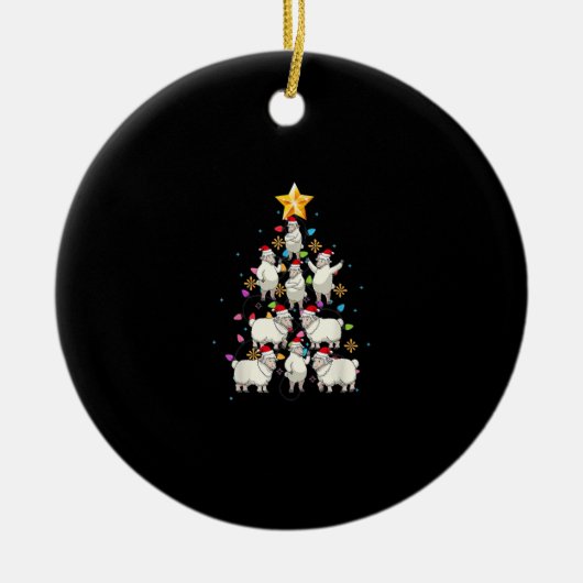 Weihnachtsbaumleuchten Weihnachtsgeschenk Keramik Ornament (Vorne)