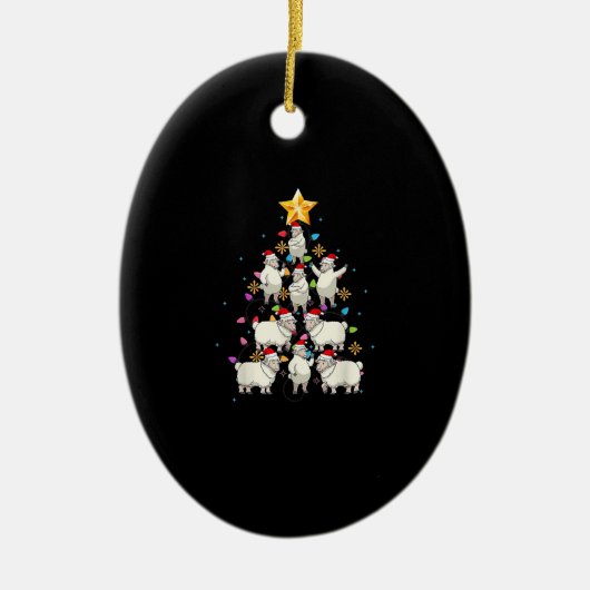 Weihnachtsbaumleuchten Weihnachtsgeschenk Keramik Ornament (Vorne)