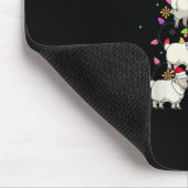 Weihnachtsbaumleuchten Weihnachtsgeschenk Mousepad (Ecke)