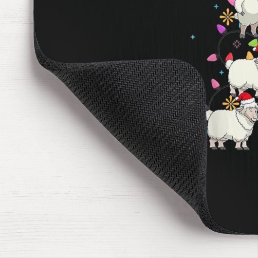 Weihnachtsbaumleuchten Weihnachtsgeschenk Mousepad (Ecke)