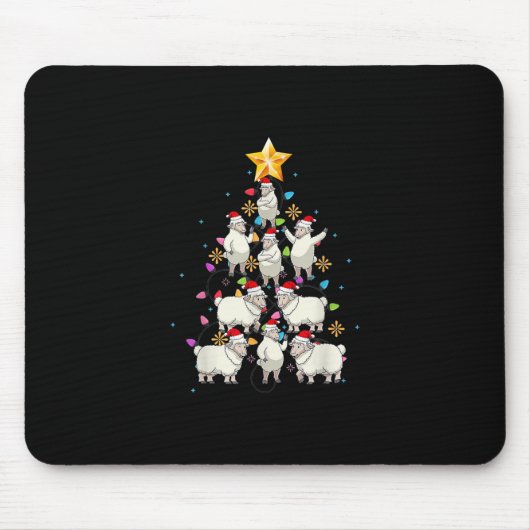 Weihnachtsbaumleuchten Weihnachtsgeschenk Mousepad (Vorne)