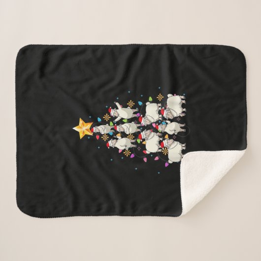 Weihnachtsbaumleuchten Weihnachtsgeschenk Sherpadecke (Vorderseite (Horizontal))