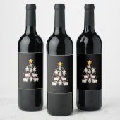 Weihnachtsbaumleuchten Weihnachtsgeschenk Weinetikett (Flaschen)