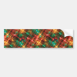 Weihnachtsbaumlichter Autoaufkleber