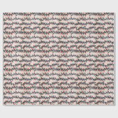 Weihnachtsbaumlichter Geschenkpapier (Flach)