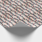 Weihnachtsbaumlichter Geschenkpapier (Ecke)