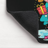 Weihnachtsbaumlichter Tropischer Flamingo Tier Wei Mousepad (Ecke)