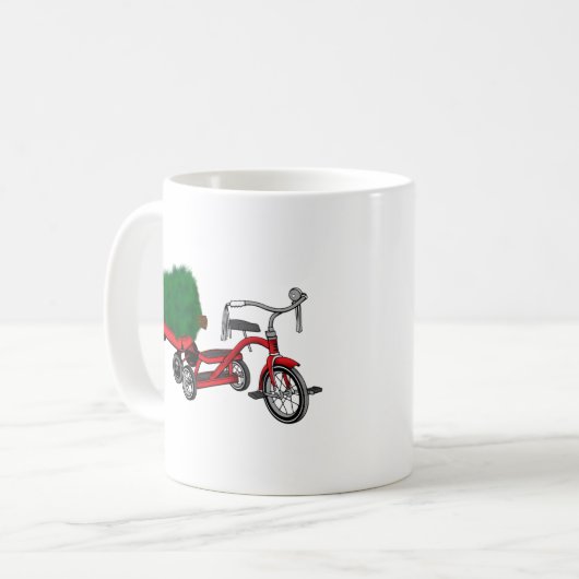 Weihnachtsbaumlieferung Kaffeetasse (Vorderseite Links)