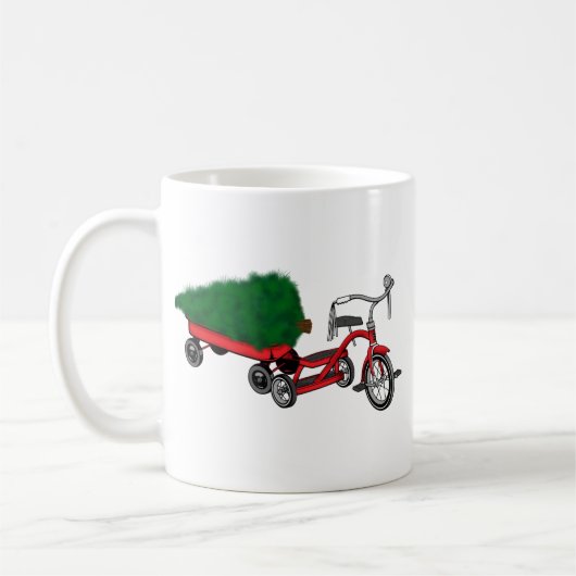 Weihnachtsbaumlieferung Kaffeetasse (Links)