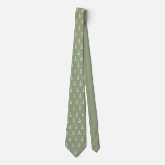 Weihnachtsbaumlinie Kunstdruckerei - Neck Tie Krawatte (Vorderseite)