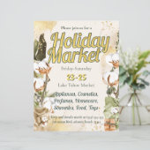 Weihnachtsbaummarkt Einladung (Stehend Vorderseite)