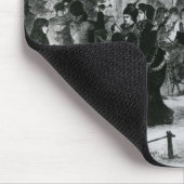 Weihnachtsbaummarkt im Augustusplatz Mousepad (Ecke)