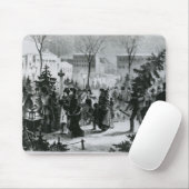 Weihnachtsbaummarkt im Augustusplatz Mousepad (Mit Mouse)