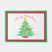 Weihnachtsbaummatte Fußmatte (Vorderseite)