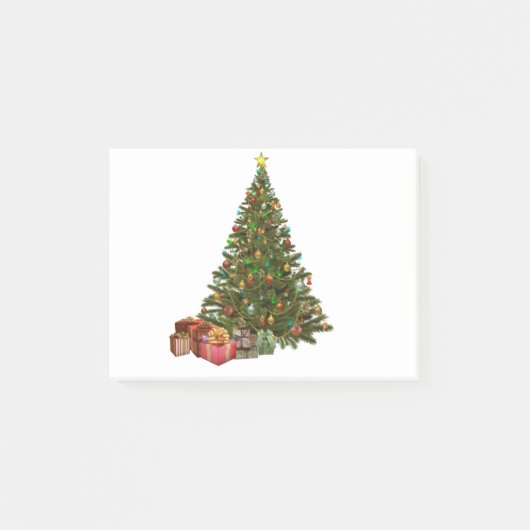Weihnachtsbaummöbel Weihnachtsdekor Post-it Klebezettel (Vorderseite)