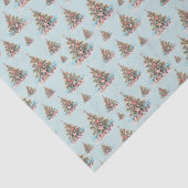 Weihnachtsbaummuster am Strand Seidenpapier (Ausschnitt)