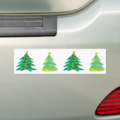 Weihnachtsbaummuster Autoaufkleber (Auf Auto)