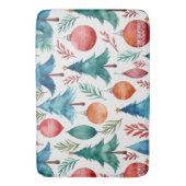 Weihnachtsbaummuster Badematte (Vorderseite Vertikal)