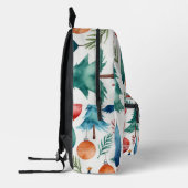 Weihnachtsbaummuster Bedruckter Rucksack (Links)