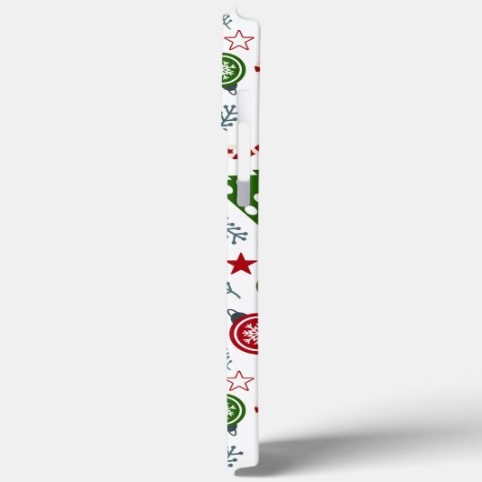 Weihnachtsbaummuster Case-Mate iPhone Hülle (Rückseite / Links)