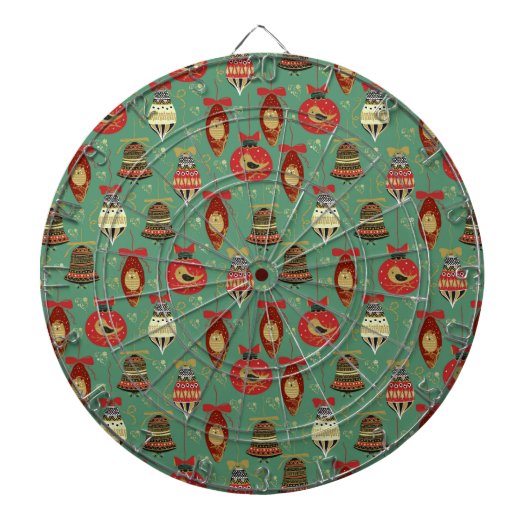 Weihnachtsbaummuster Dartscheibe (vorne)