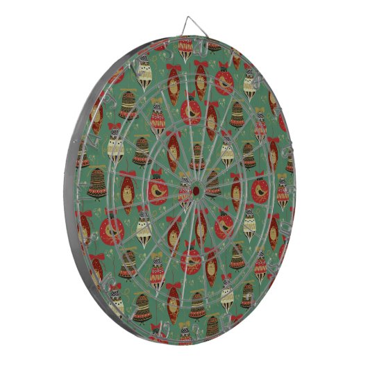 Weihnachtsbaummuster Dartscheibe (Vorderseite Links)