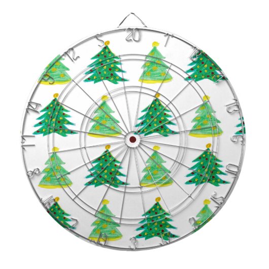 Weihnachtsbaummuster Dartscheibe (vorne)