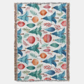 Weihnachtsbaummuster Decke (Vorderseite Vertikal)